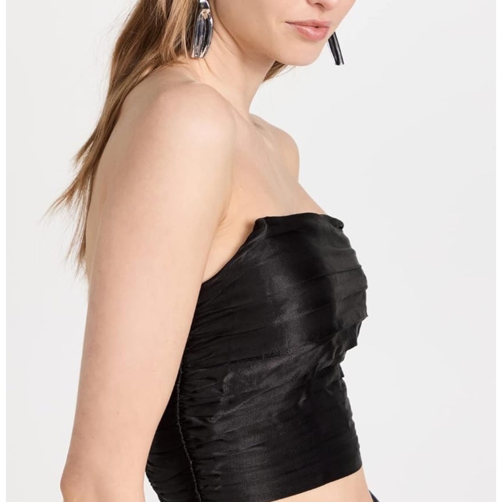 ASTR Elegant Black Strapless Top Size M - Picture 3 of 7